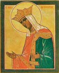 Святая благоверная княгиня Анна Новгородская (икона)